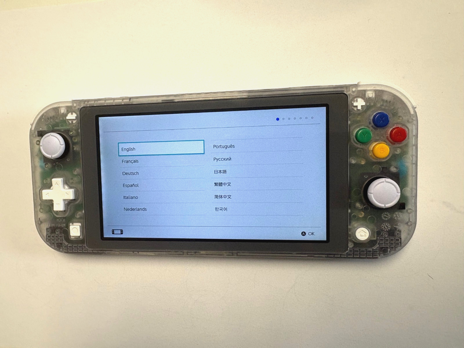 UVG – Nintendo Switch Lite Handheld Console – Transparent / Clear Edition