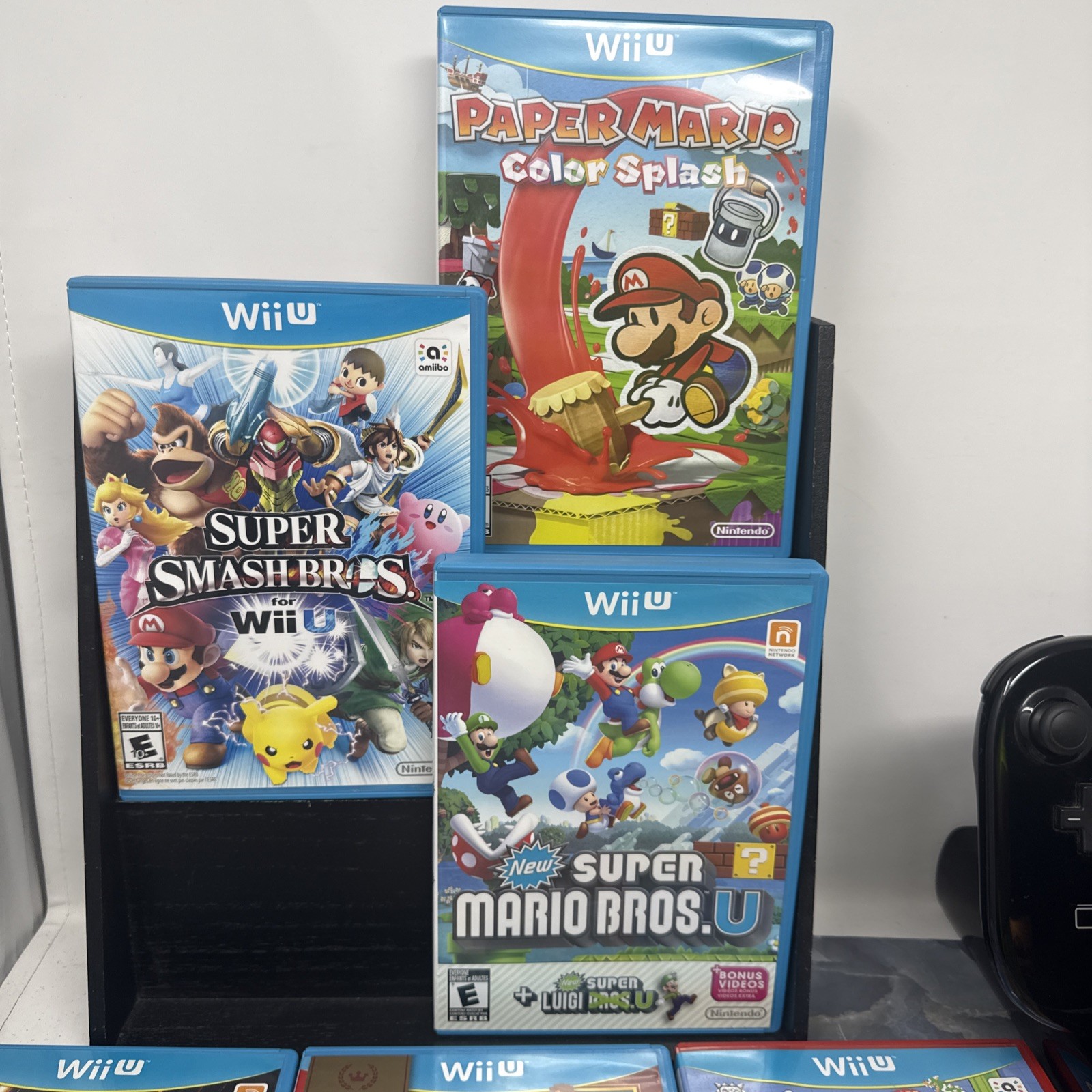 Nintendo Wii U Bundle With 11 Games Tested And Working