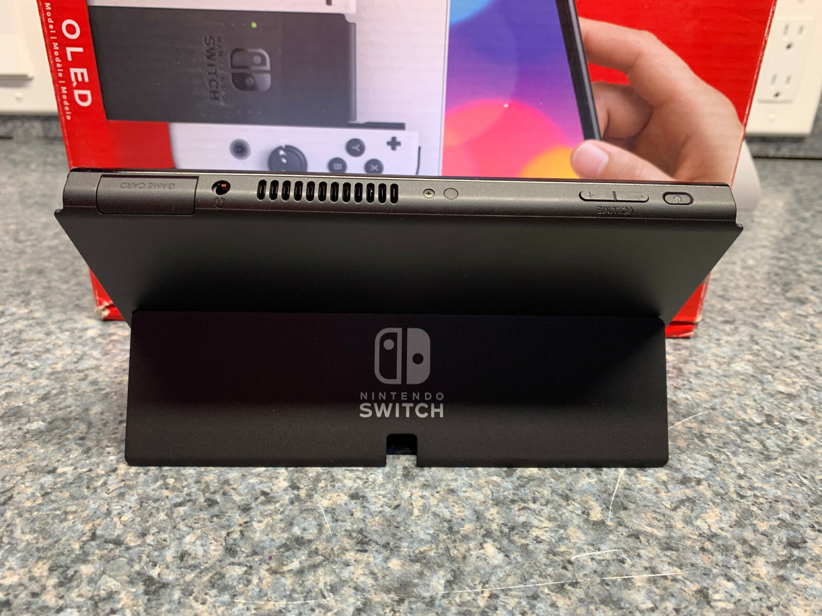Nintendo – Switch OLED Handheld Console – 64GB Model: HEG-001 with B/R Joycon
