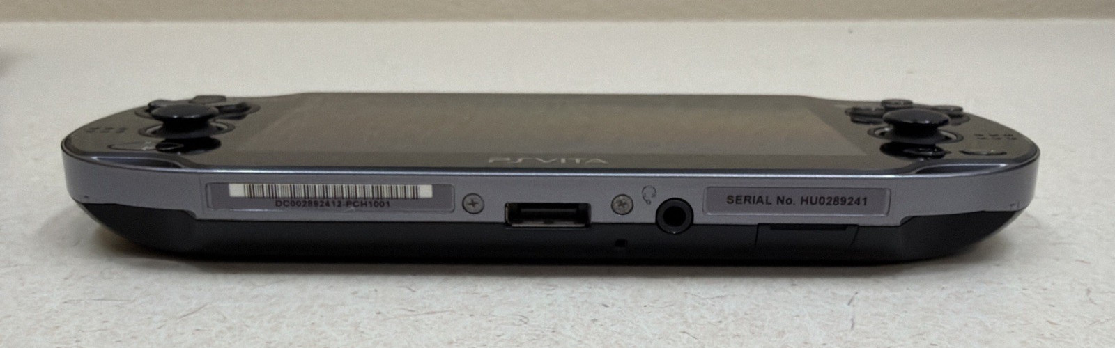Sony PlayStation Vita Black PCH-1001 OLED With Original Charger and Case