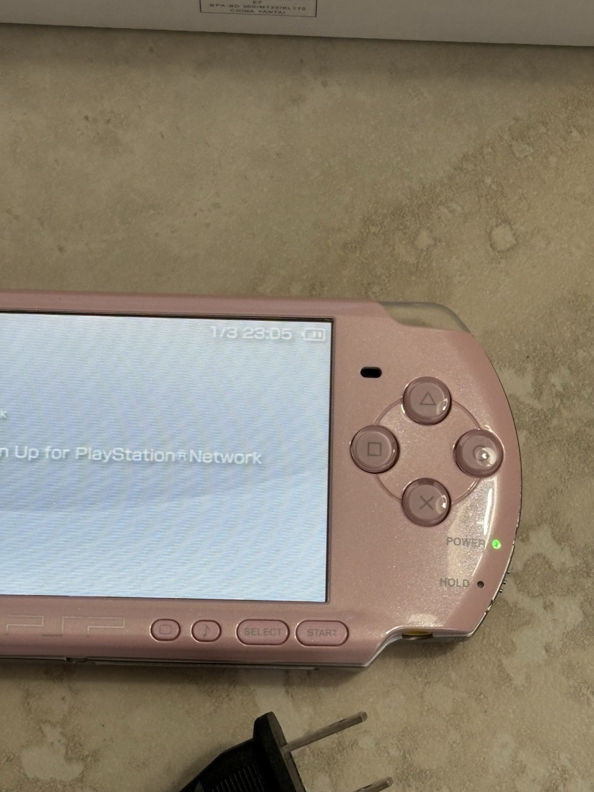 Sony PSP 3000 Console, Blossom Pink Near Mint Complete In Box