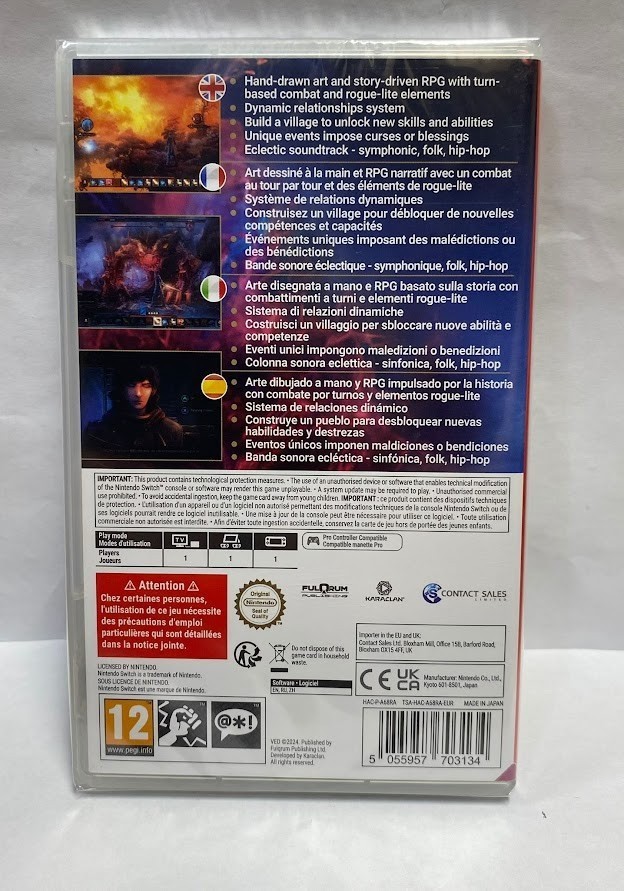 VED Nintendo Switch Brand New Sealed Game Special (2024 Action RPG)