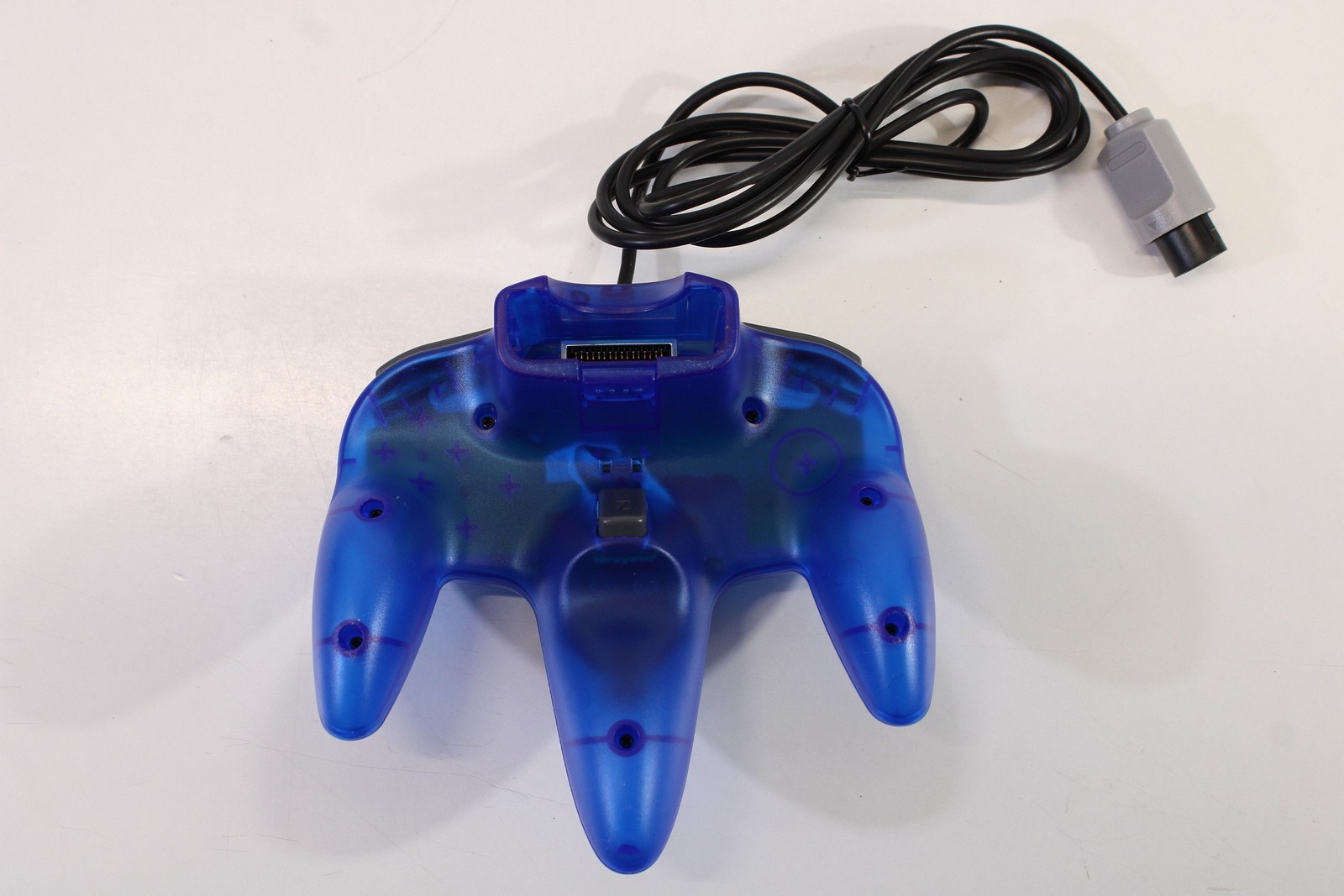 Nintendo 64 Clear Transparent Ice Blue Console Controller AC S-Video to HDMI N64