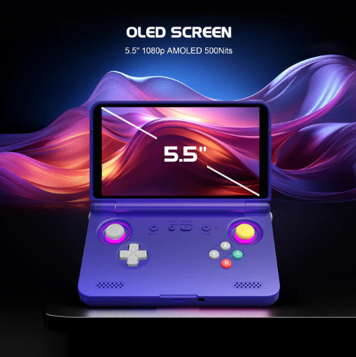 Retroid Pocket Flip 2 Handheld OLED Screen, Hall Sticks, Android Emulation Beast