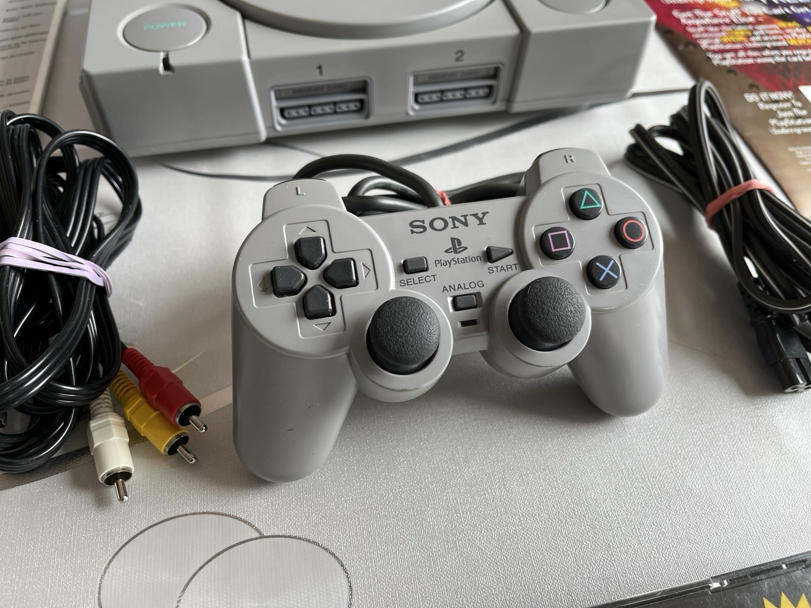 Sony PlayStation 1 Console (NTSC) Resident Evil II Bundle (please read)