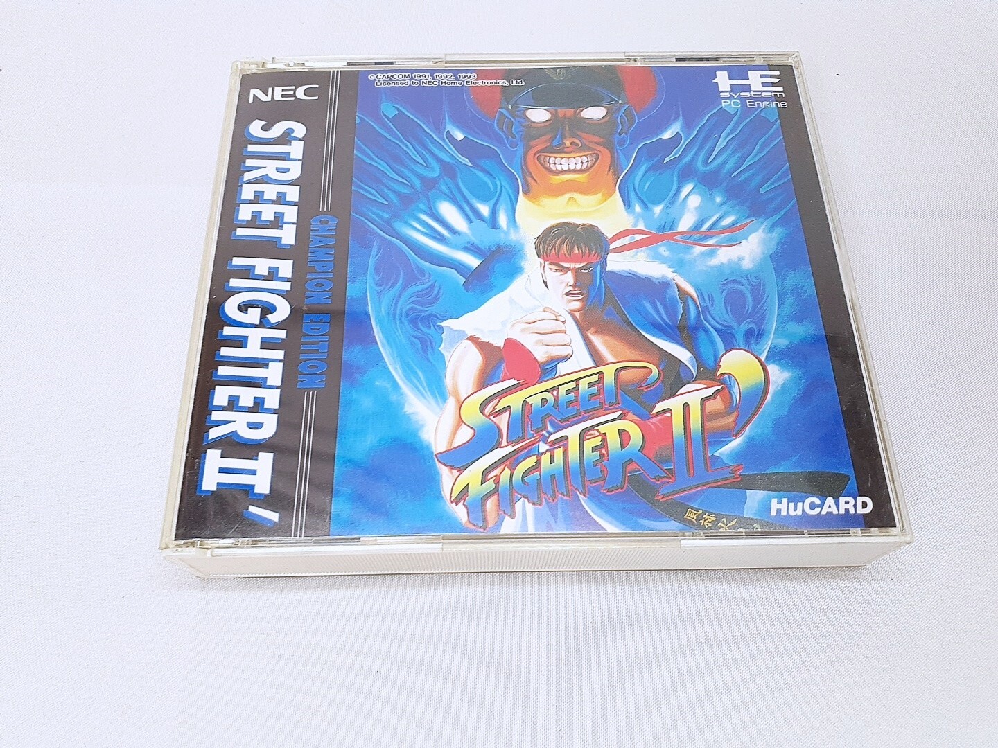 PC Engine CORE GRAFX console 3button + Street Fighter II» Case NTSC-J Tested