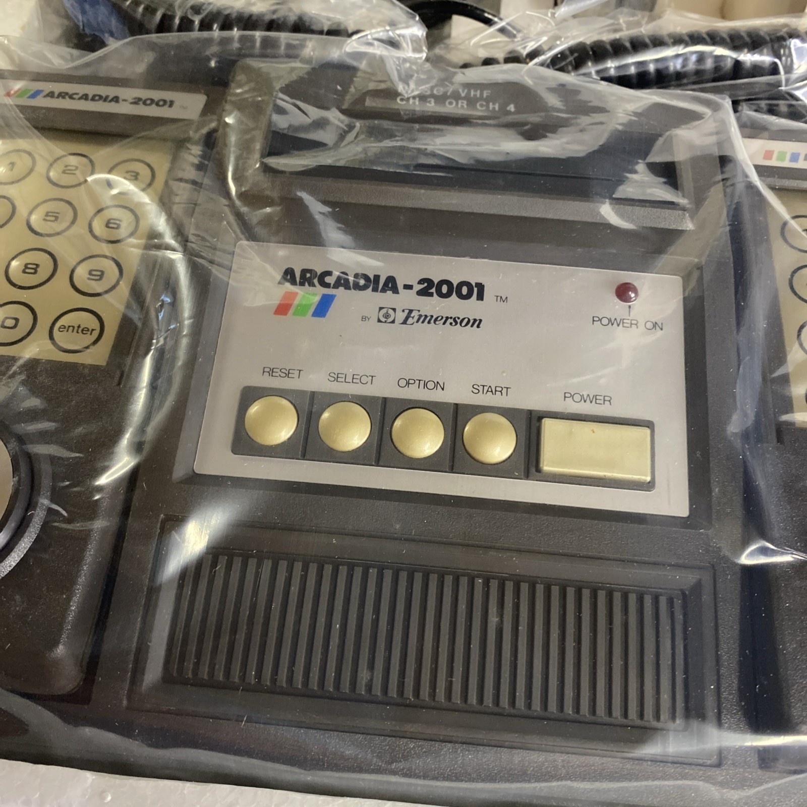 NEW 1982 EMERSON Arcadia 2001 Video Game Console System COMPLETE in Box UNUSED