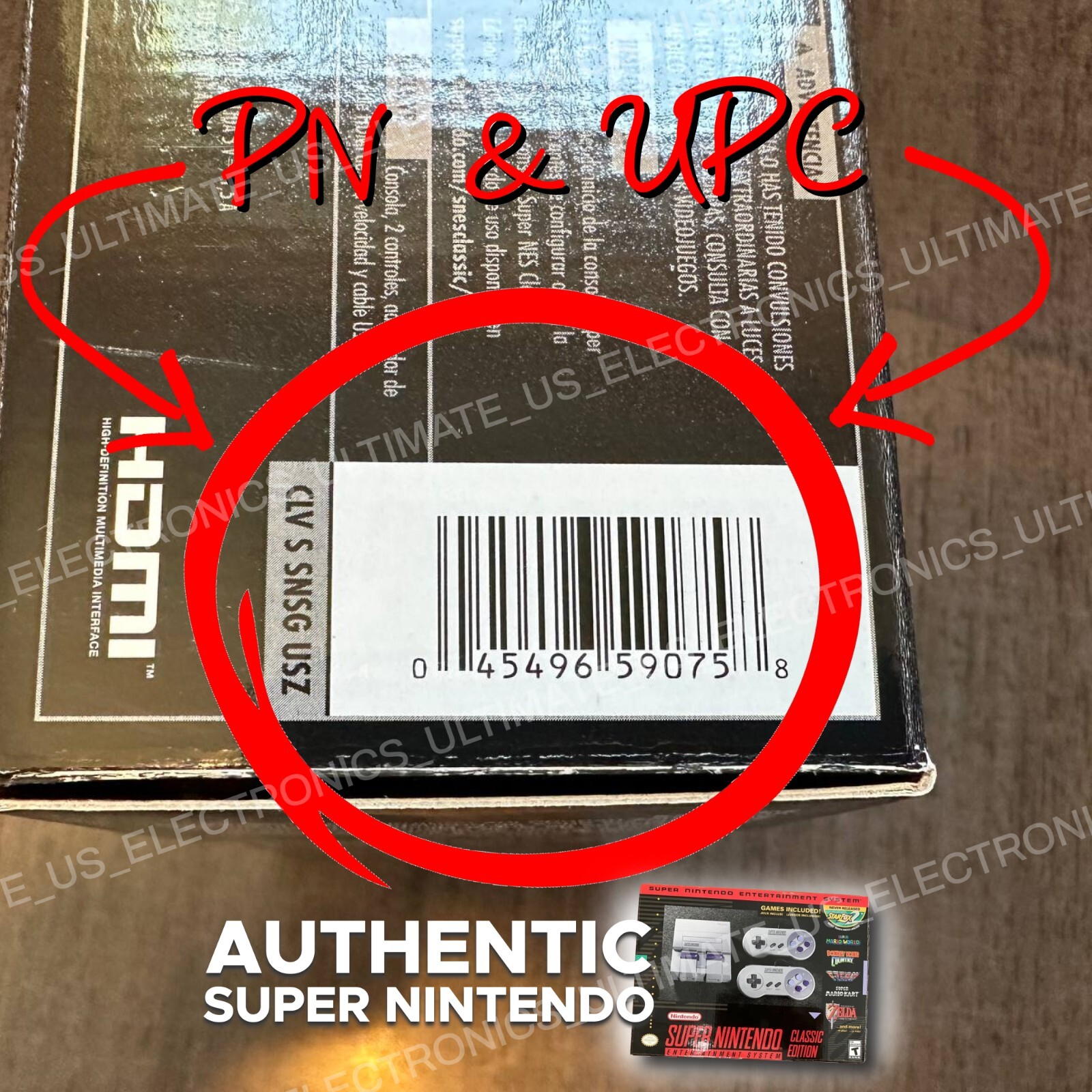 Authentic SNES Super Nintendo Classic Mini Super Entertainment System 21 Games
