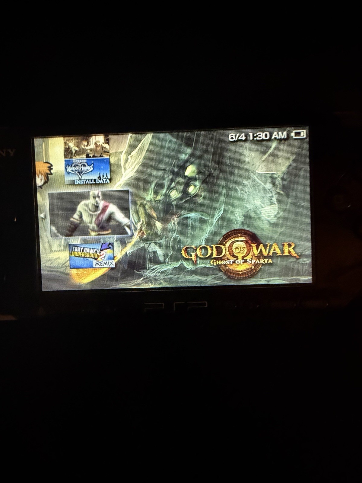 Sony PSP 3001 Portable Handheld Console System Black (games Included)