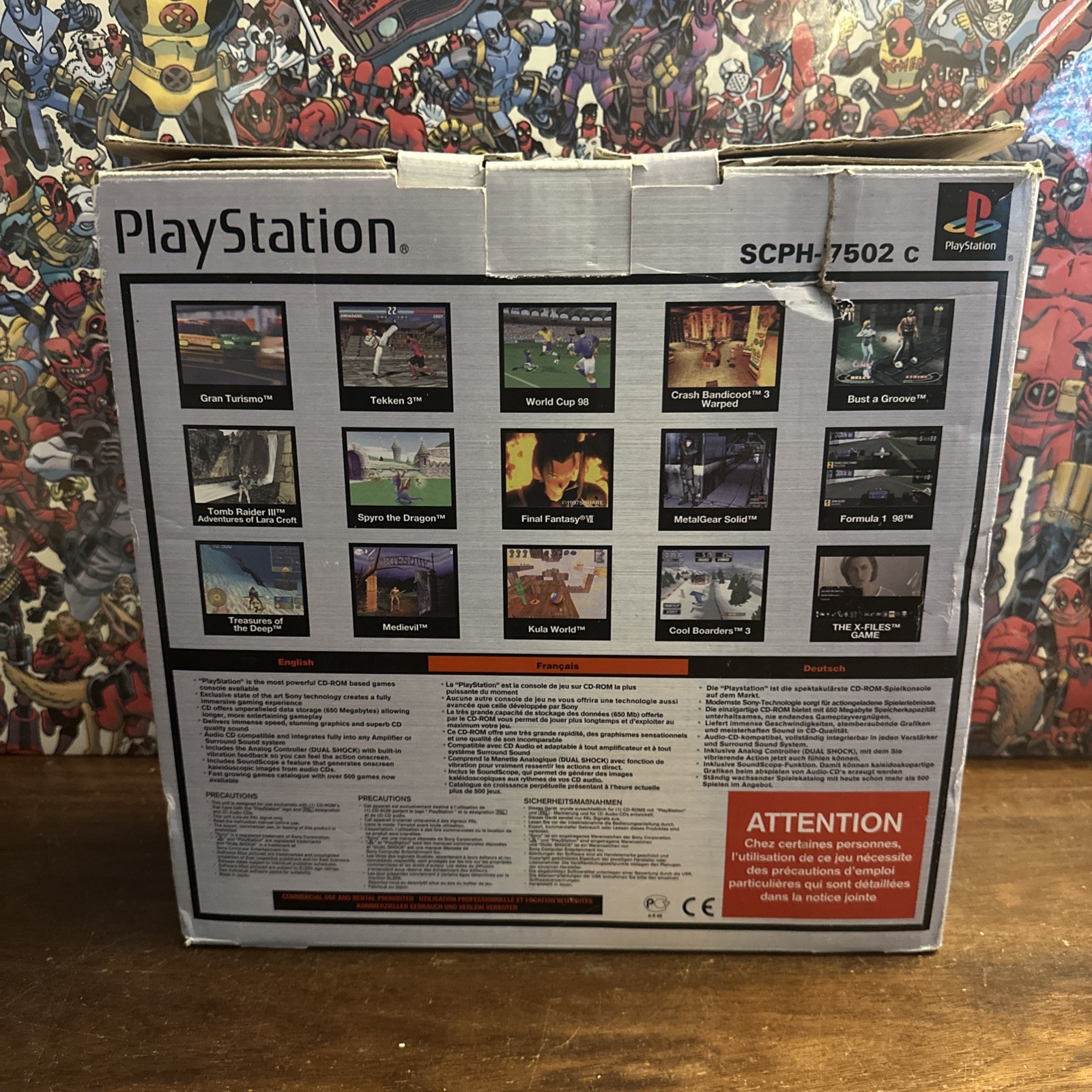 Sony PlayStation 1 Dual Shock SCPH-7001 PS1 (PAL) Complete W Demo – Authentic
