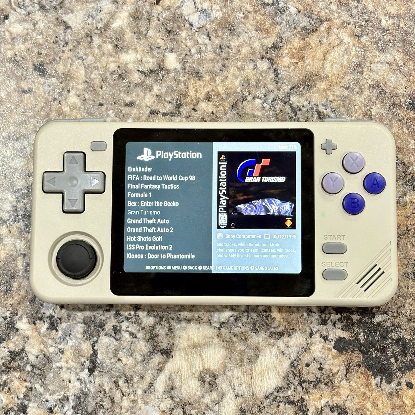 New PowKiddy RGB10X Gaming Handheld New 64GB Card Custom Loaded Ready To Play