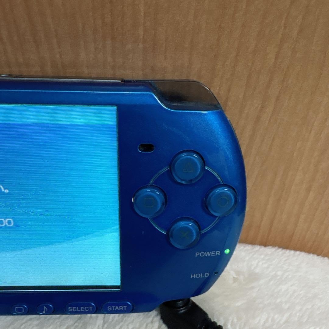 Sony PSP-3000 PSP 3000 Console Vibrant Blue VB Working Tested English language