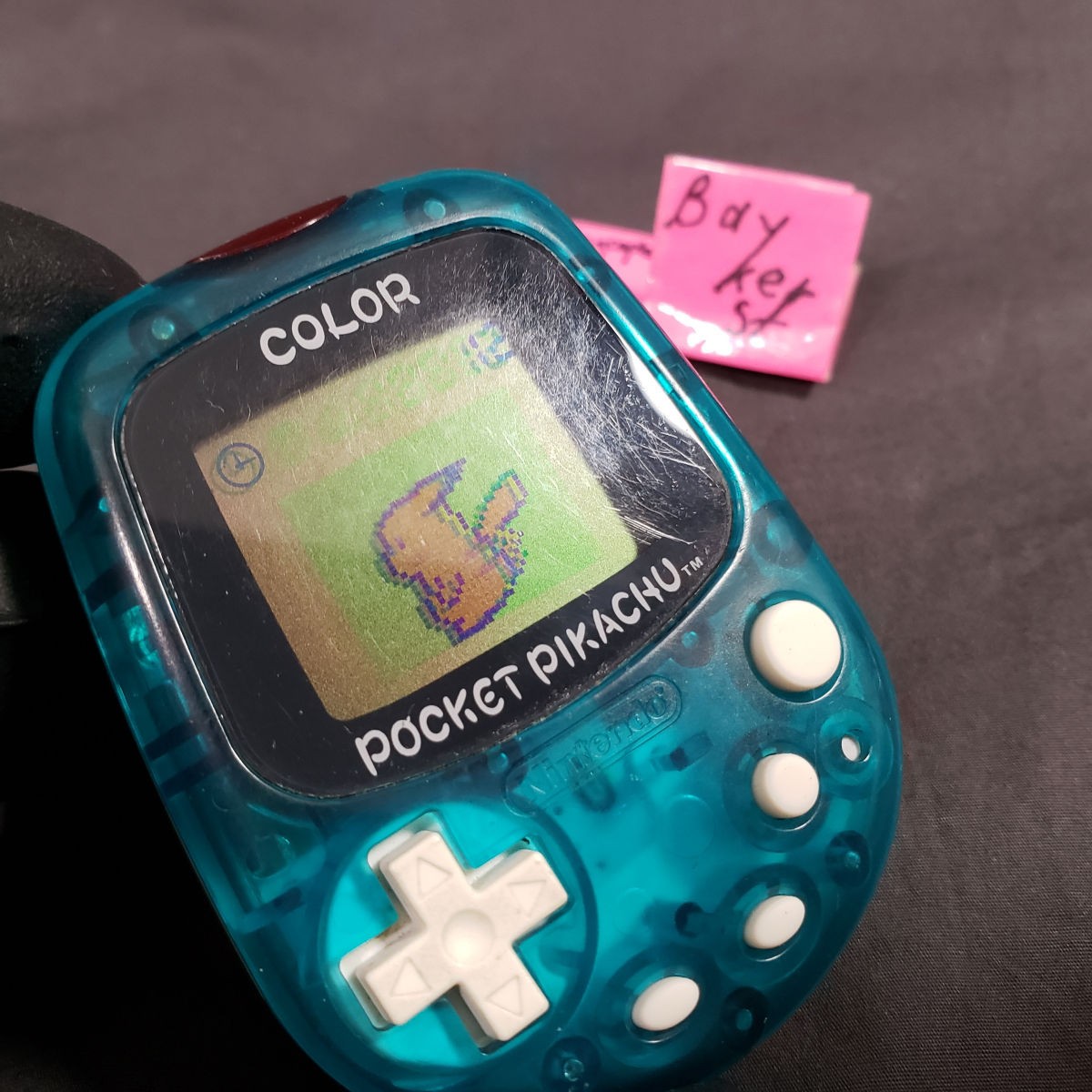 Pocket Pikachu 2 Color LCD Virtual Pet Pedometer Game Clear Blue MPG-002 Japan