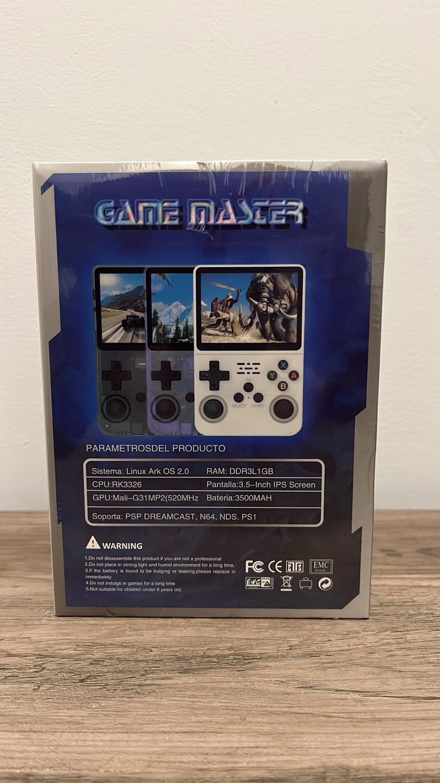 Game Master R36S Clone Handheld Game Console Purple 64gb