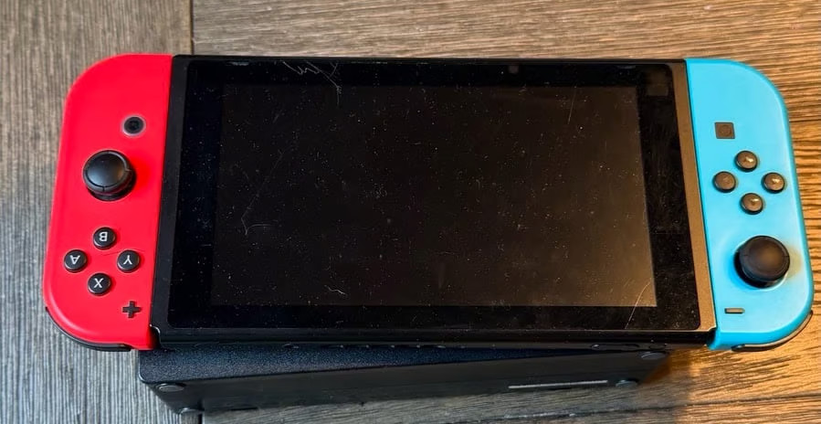 EUC! Nintendo Switch Bundle with stand, charger, BONUS extra controller.