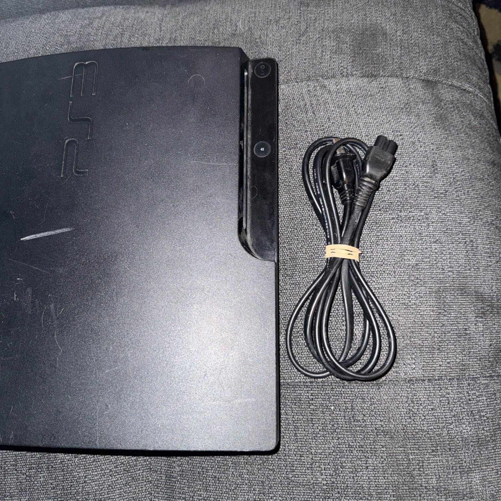 Sony PlayStation 3 Slim PS3 Black Console Gaming System Only CECH-3001B 320 GB