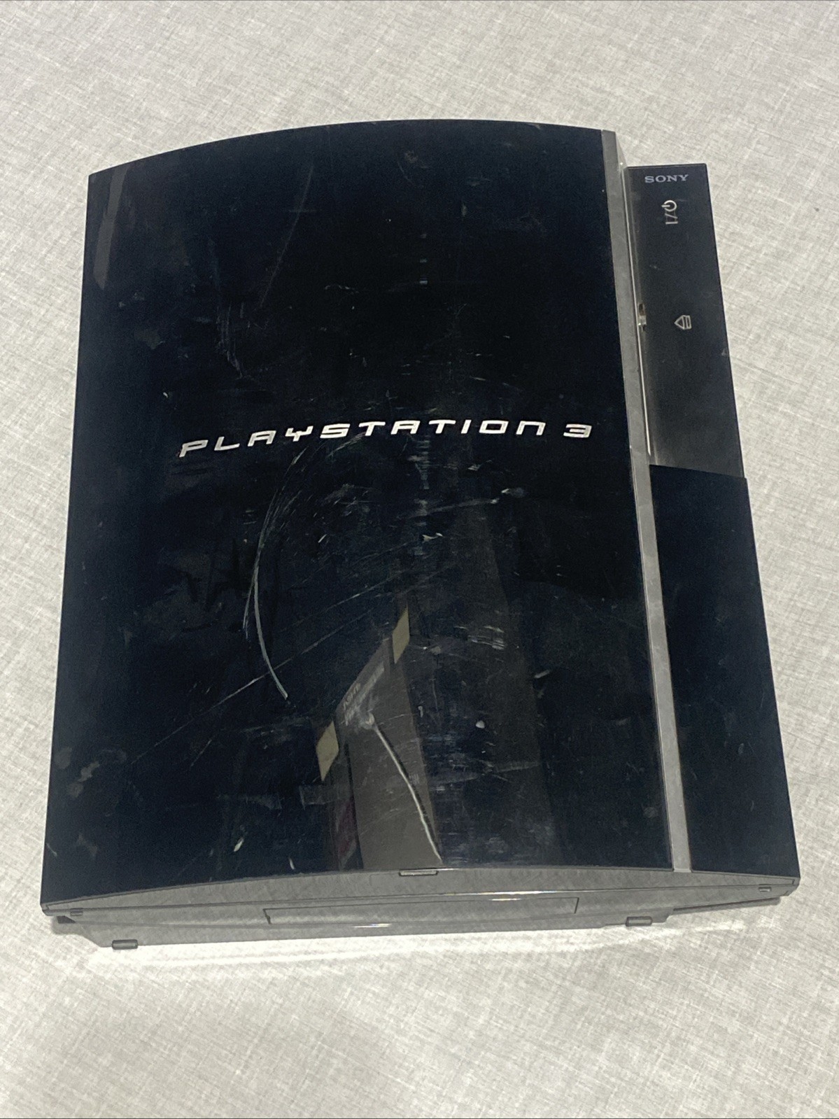Sony PlayStation 3 PS3 80gb Black Console Only CECHK01 Tested and Working
