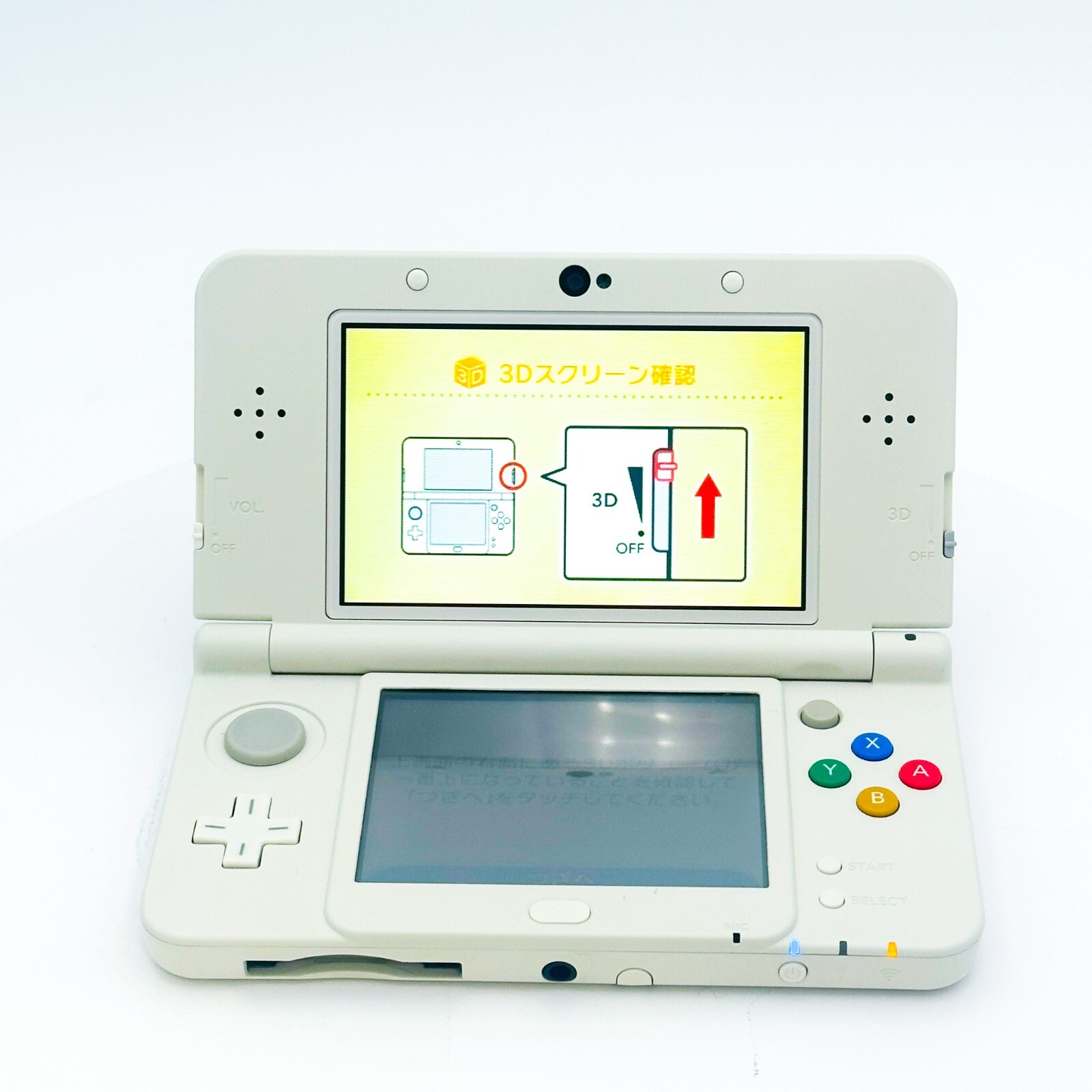New Nintendo 3DS WHITE Console Japanese ver Good Condition Tested Used