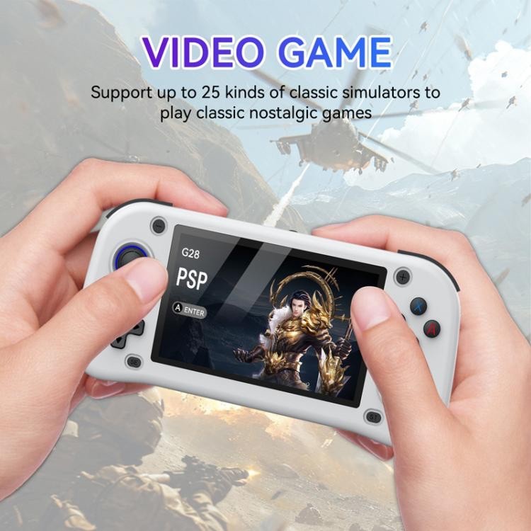 G28 Handheld Game Console 4.3″ IPS Screen ARM Quad-Core 64GB Open Source