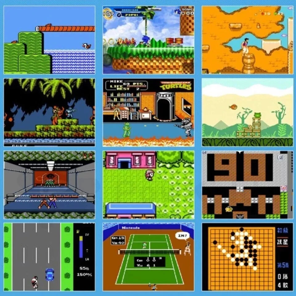 Mini Retro Video 500 Classic Games FC Game Console Player Handheld For Kid Adult
