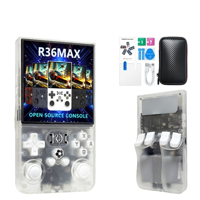 Open Source 4.0in R36Max Handheld Game Console Retro Supports Multiple Emulators