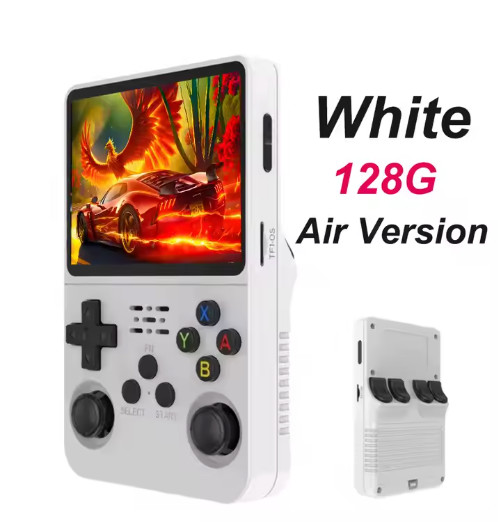 Air Version 128GB,R36S Handheld 20000+ Video Games Console 3.5 Inch IPS Screen