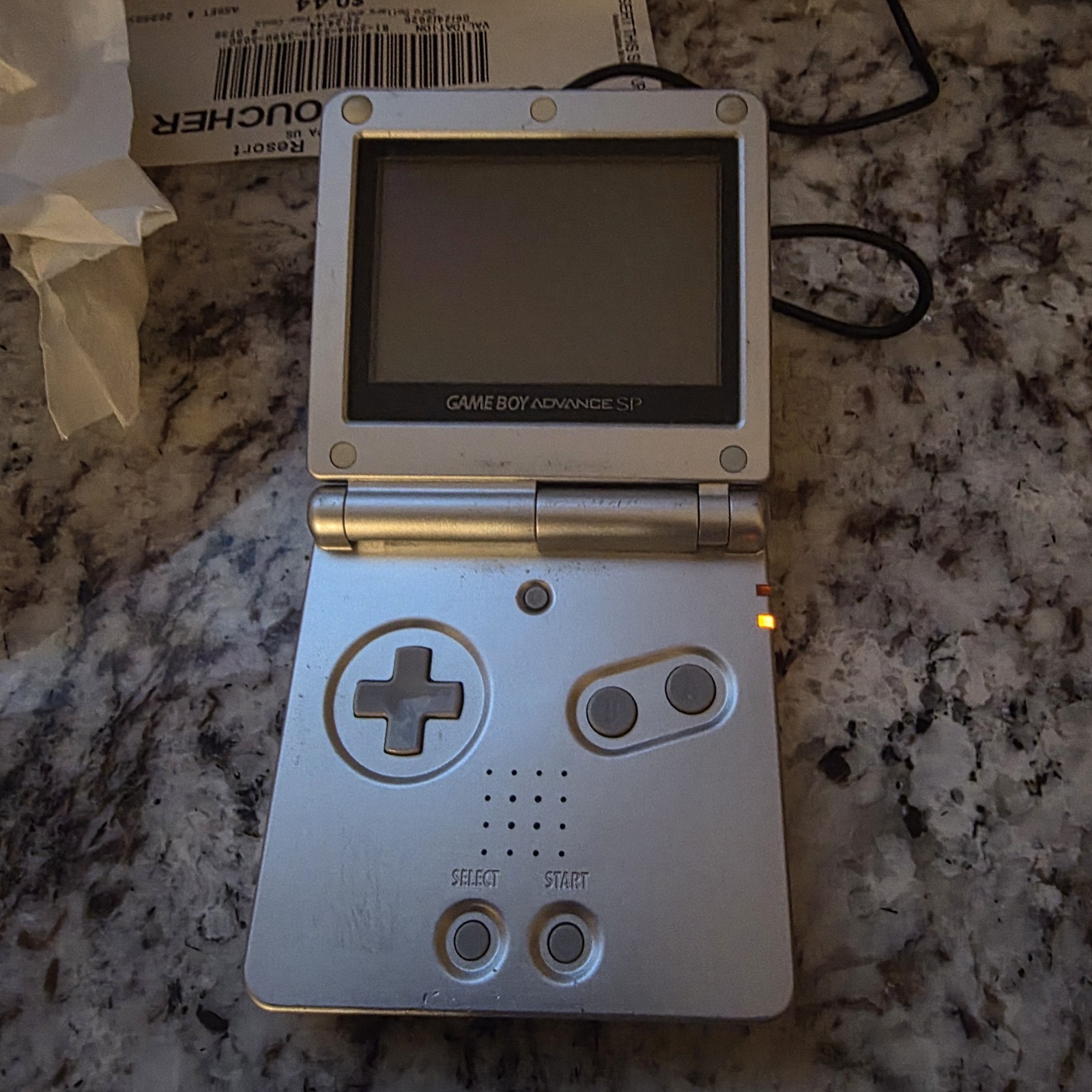 Nintendo Game Boy Advance SP Handheld System – Silver
