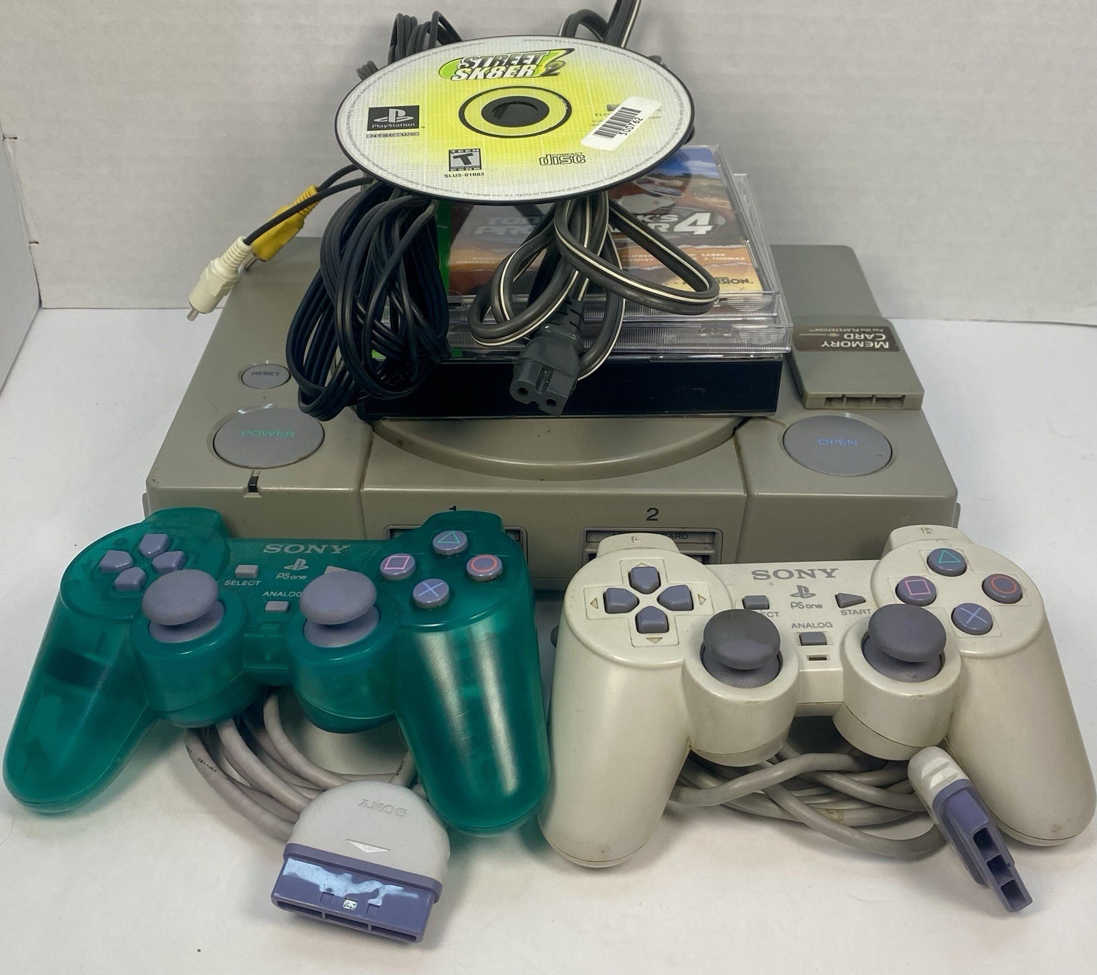 Sony PlayStation 1 Console/Games Lot Bundle TESTED WORK PS1 Video Game System 🎮