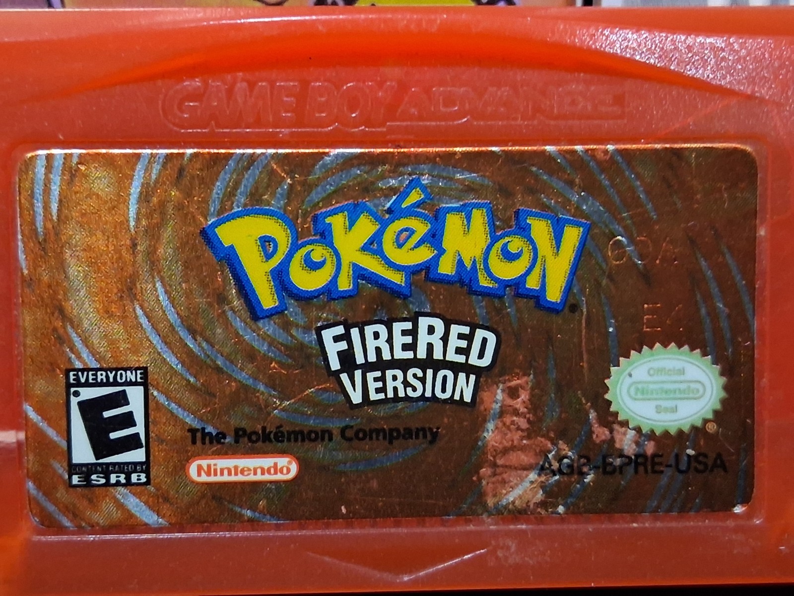 Pokemon FireRed Version Authentic Game Manual Game Boy Advance New Holo Box CIB