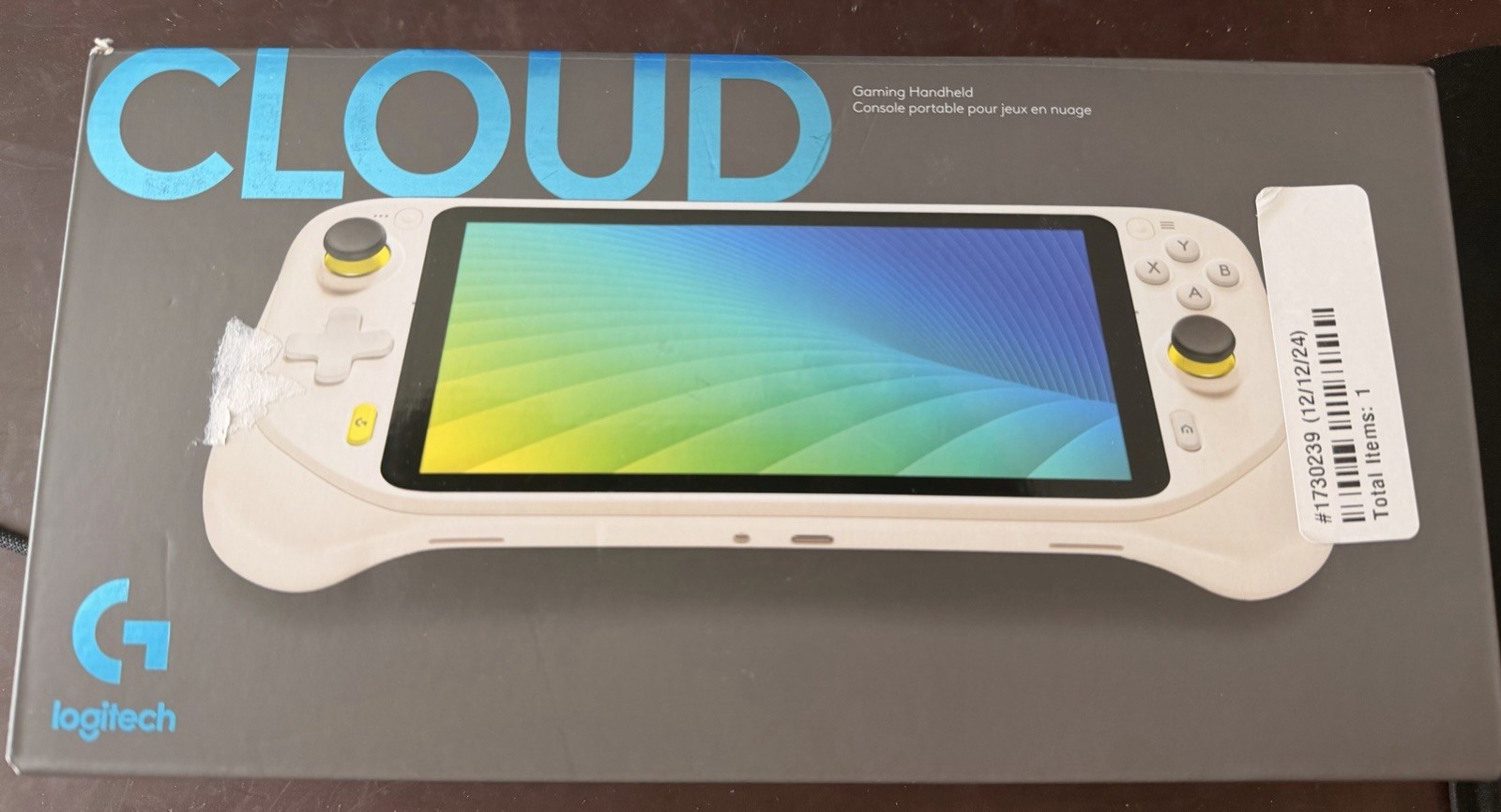 Logitech G Cloud Handheld Gaming Console System White Wi-Fi Capability USB-C