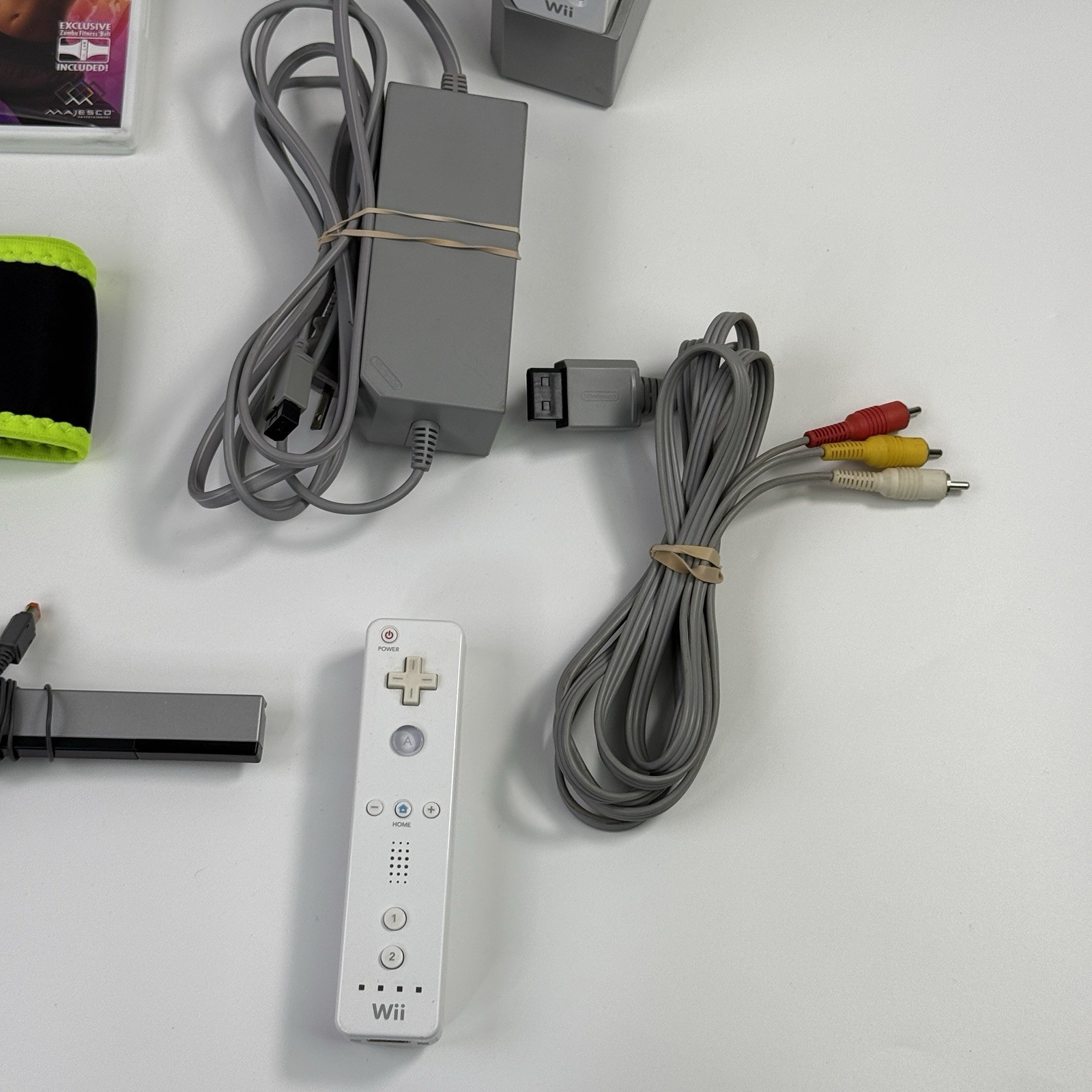 Nintendo Wii RVL-001 Console GameCube Compatible Complete Bundle Tested Works