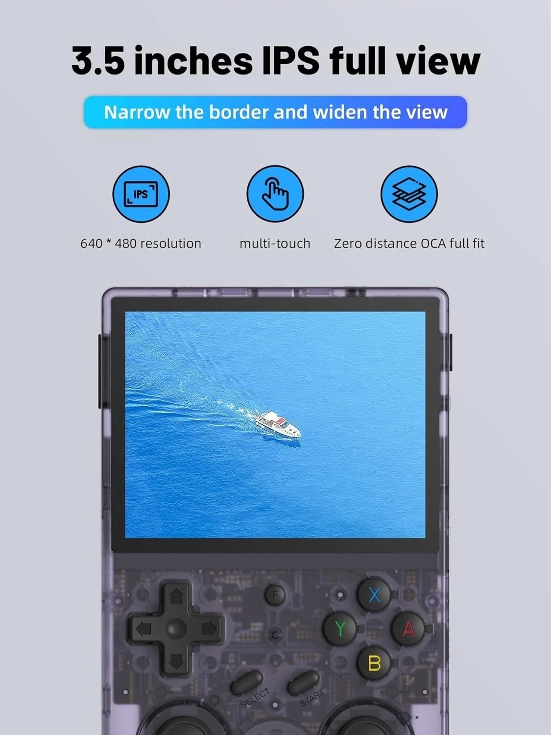 Anbernic RG353V Purple – 4452 Games, 5G WiFi, Bluetooth & Streaming Capabilities
