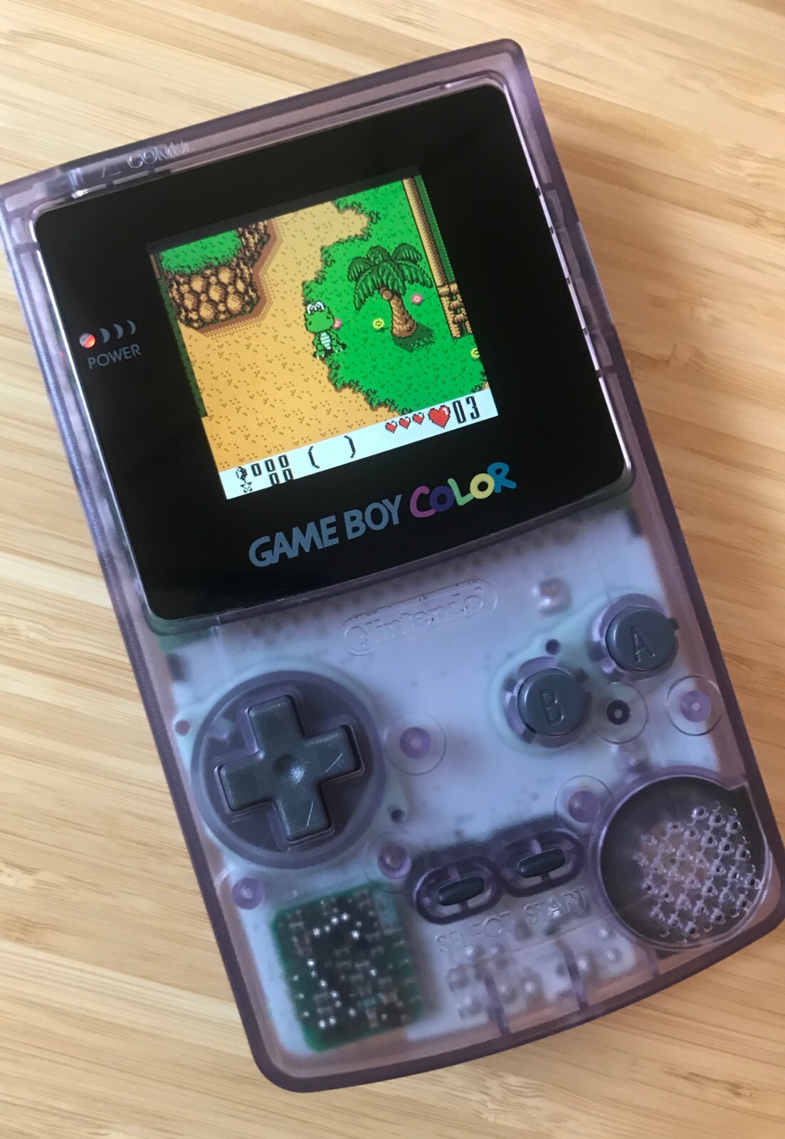 Nintendo Game Boy Color GBC System Backlight Backlit Brighter TFT Atomic Purple