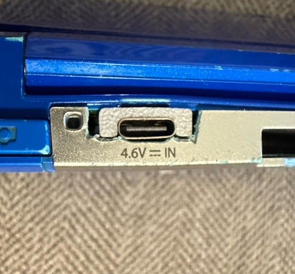 Custom 64GB Nintendo 3DS – Cobalt Blue / Region Free / Stylus / USB-C Port / 90+