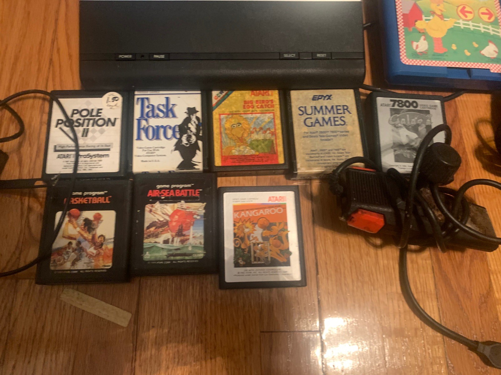 Atari 7800 ProSystem Vintage Video Game UNTESTED Console /Lot games controller