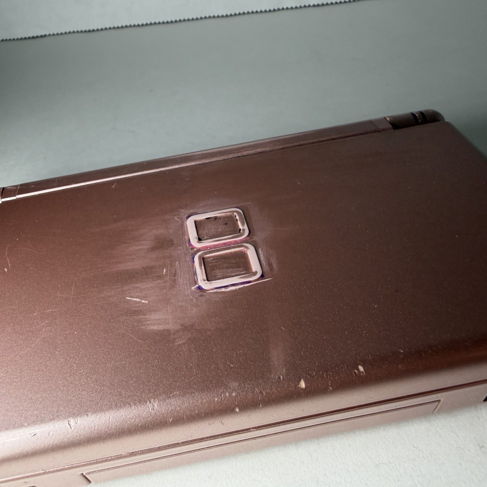Nintendo DS Lite Console Pink/ Metallic Rose – Tested W/ Charger & No Stylist