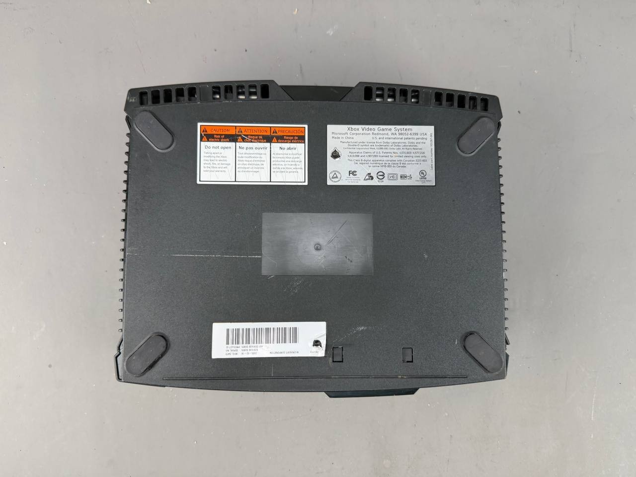 Microsoft Xbox Original Console Black Gaming System *READ*