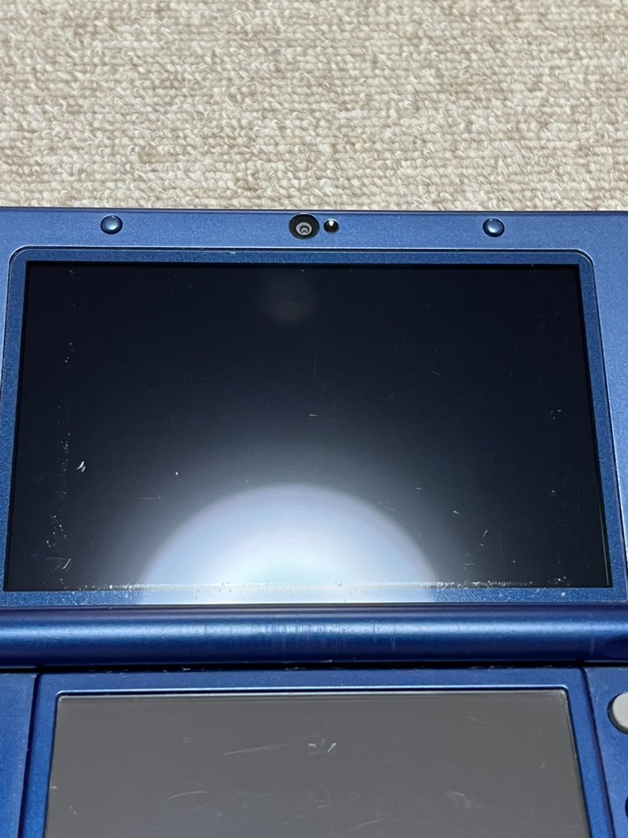 New 3DS LL XL Metalic blue Japan Nintendo Console region Japanese B839