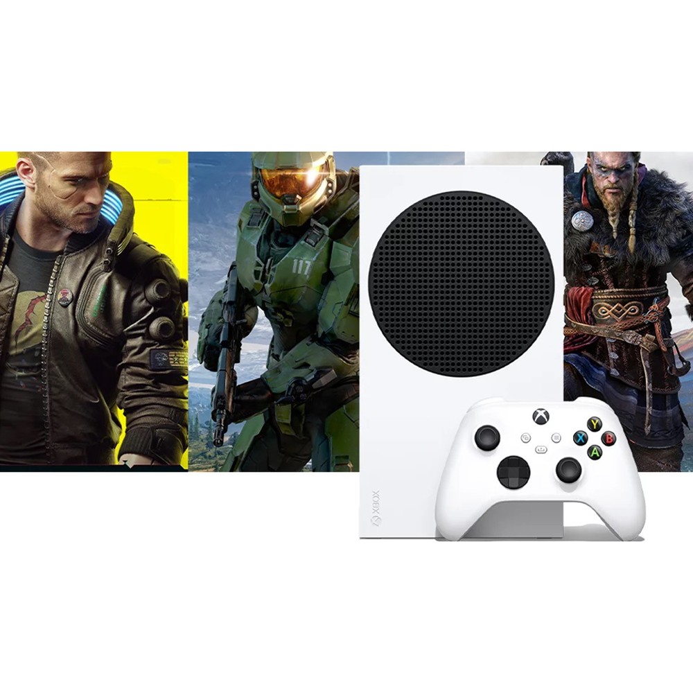 Microsoft Xbox Series S 512GB All-digital Gaming Console, Robot White
