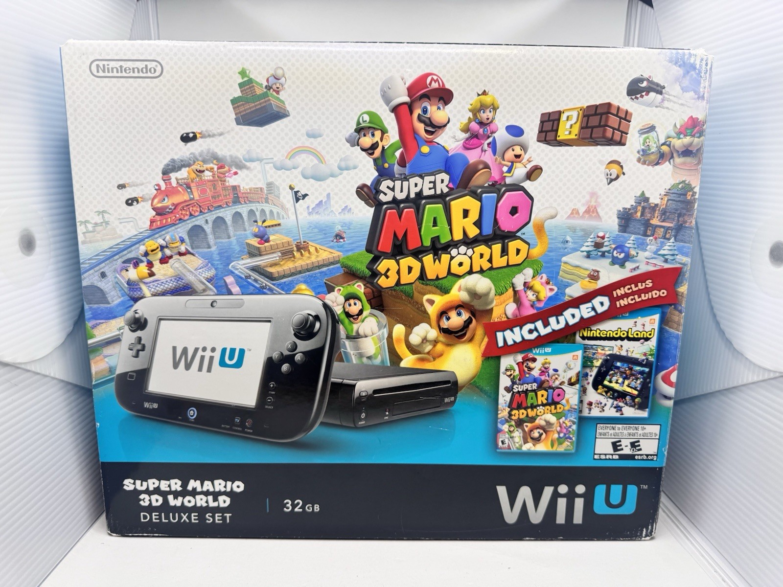Nintendo Wii U 32 GB Super Mario 3D World Deluxe Set [CIB] Clean!
