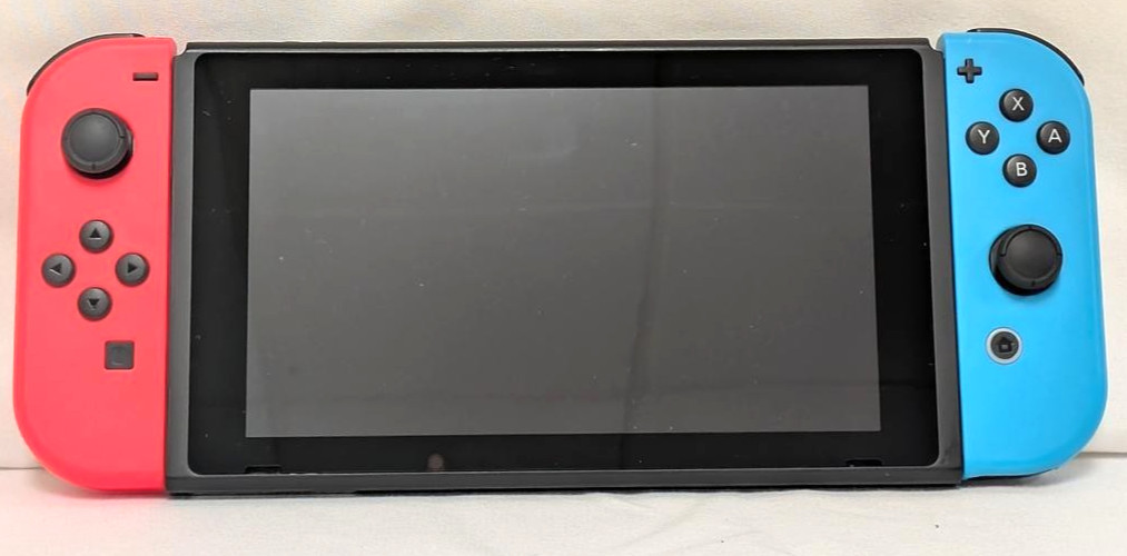 Nintendo Switch 1 HAC-001(-01) REVISED XKW Console Black System Blue Red Bundle