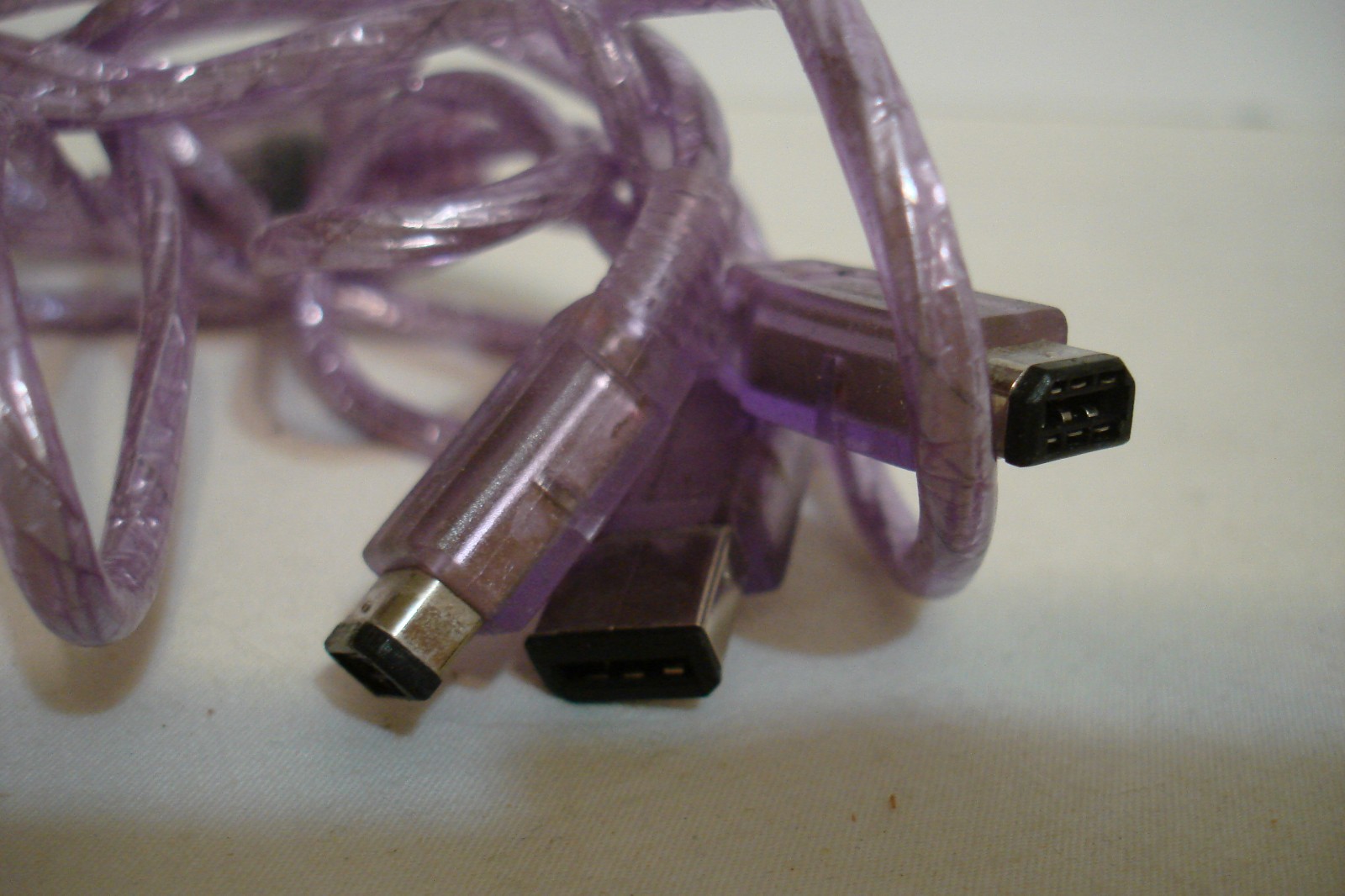 Nintendo Game Boy Color System Clear Atomic Purple w/ Pelican Accessories