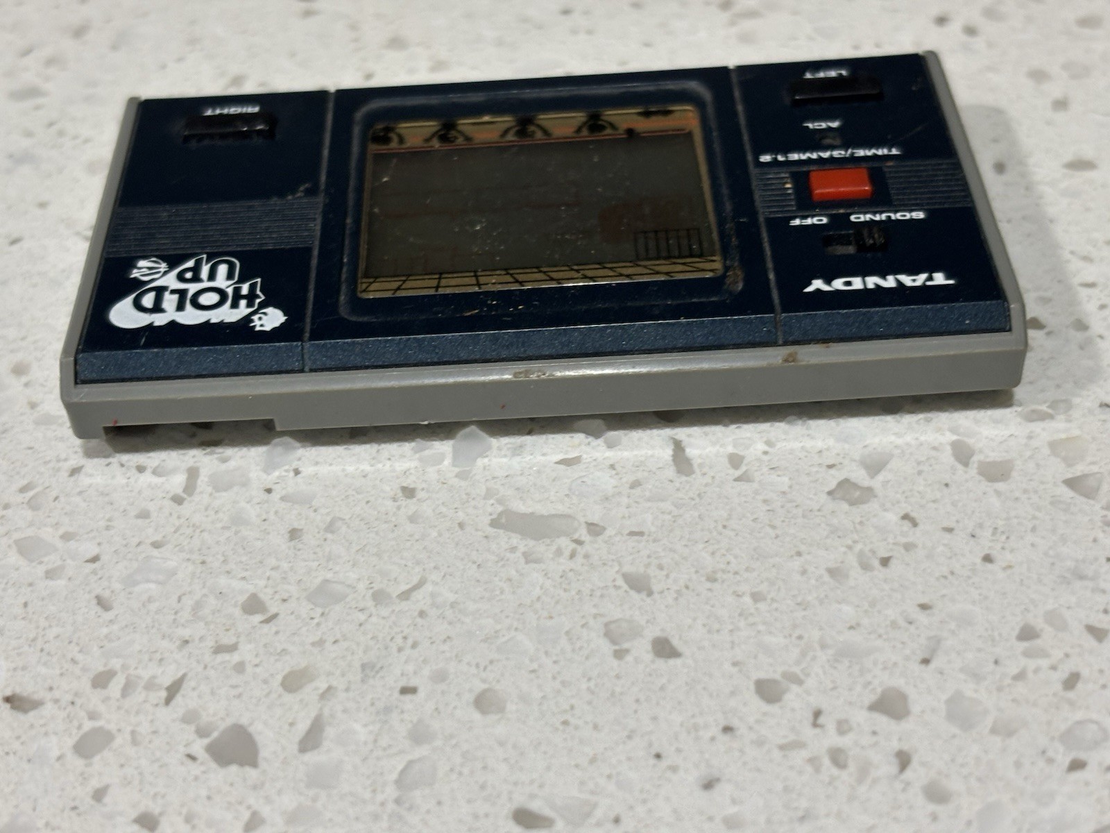 Vintage 1983 Tandy Hold Up LCD Game Handheld Electronic Game 60-2173 Works READ