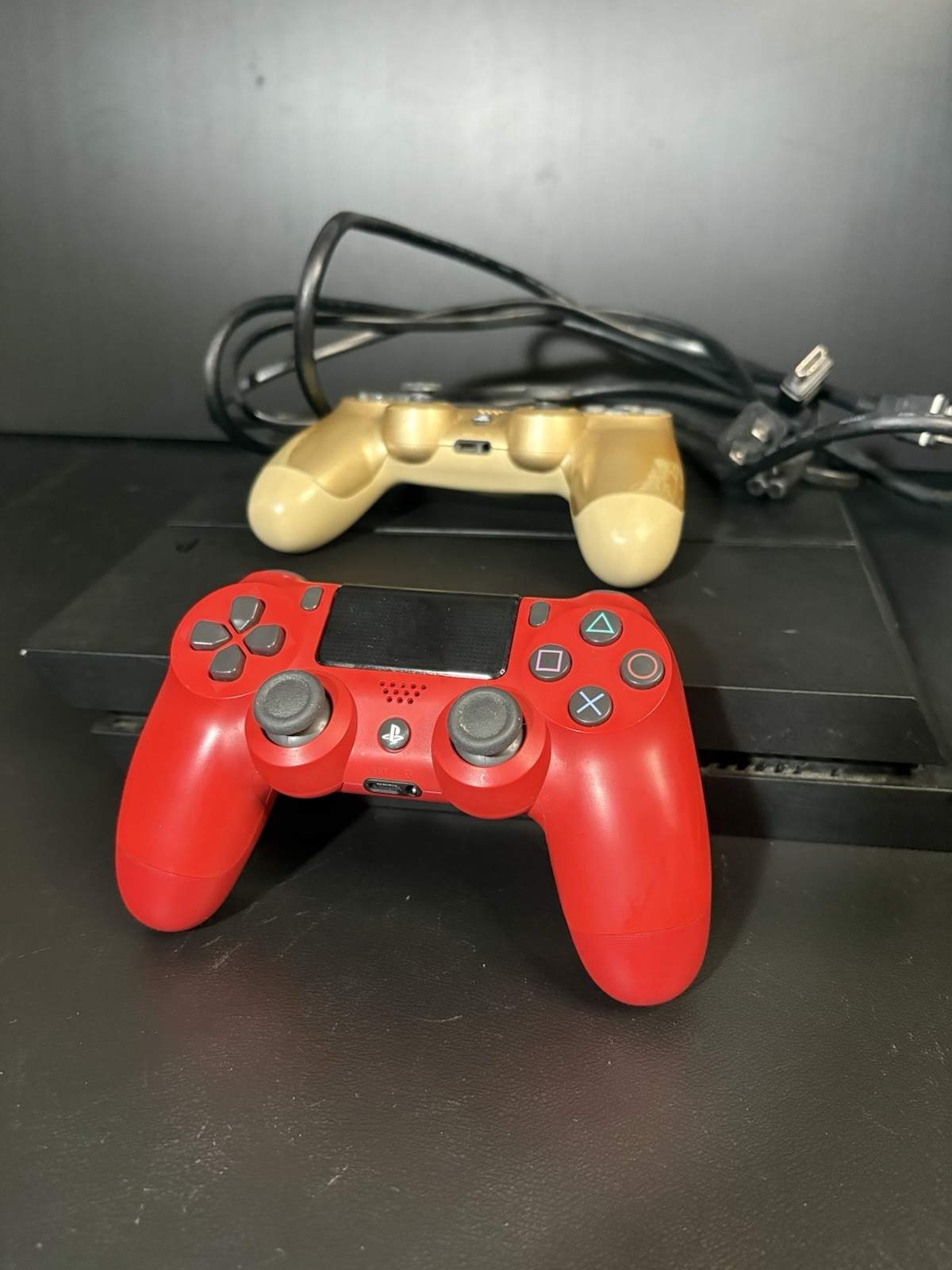 PlayStation 4 Console With 2 Controllers Power Cord HDMI Cord