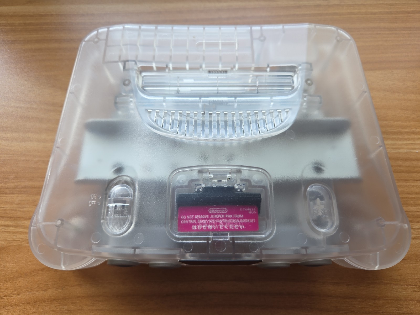 N64 Nintendo 64 clear Transparent Funtastic Console Re-Shelled Region Free