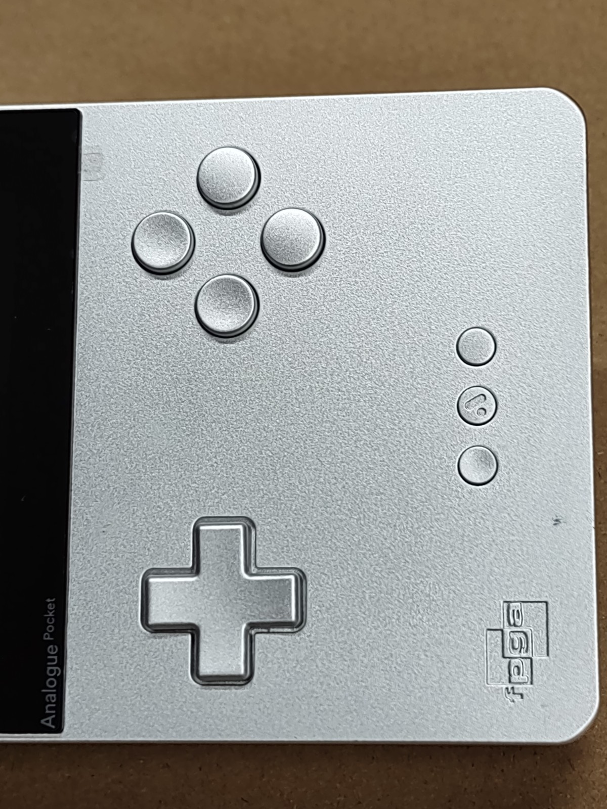 SILVER Analogue Pocket GAMEBOY GBA worn UPDATED