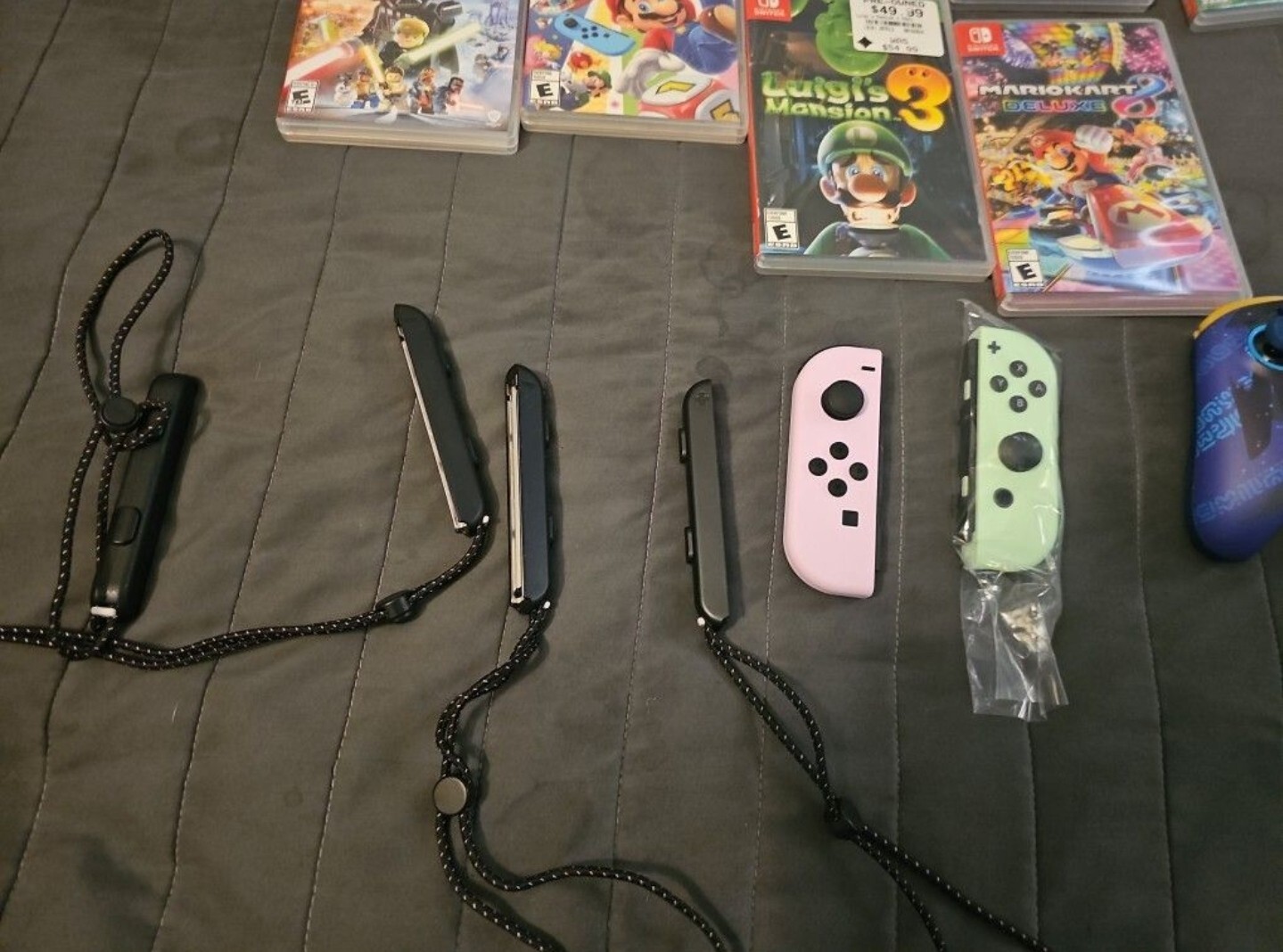 Nintendo Switch OLED/ 4 Joycons/1 Controller/10 Games/ Case/SD Card/Screen Prote