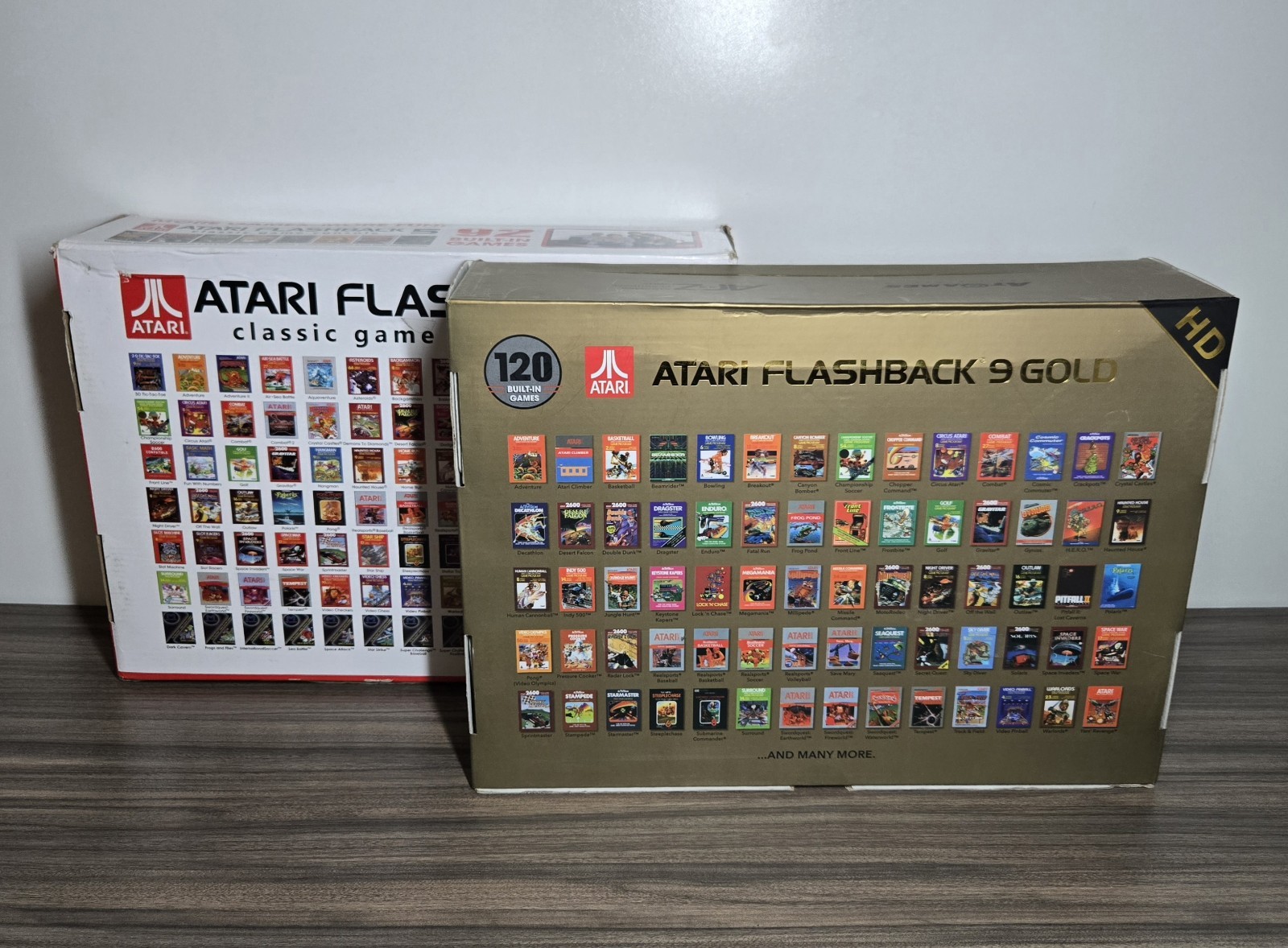 Atari Flashback 9 Gold Console with 120 Built-in Games + Flashback 5 (Read)