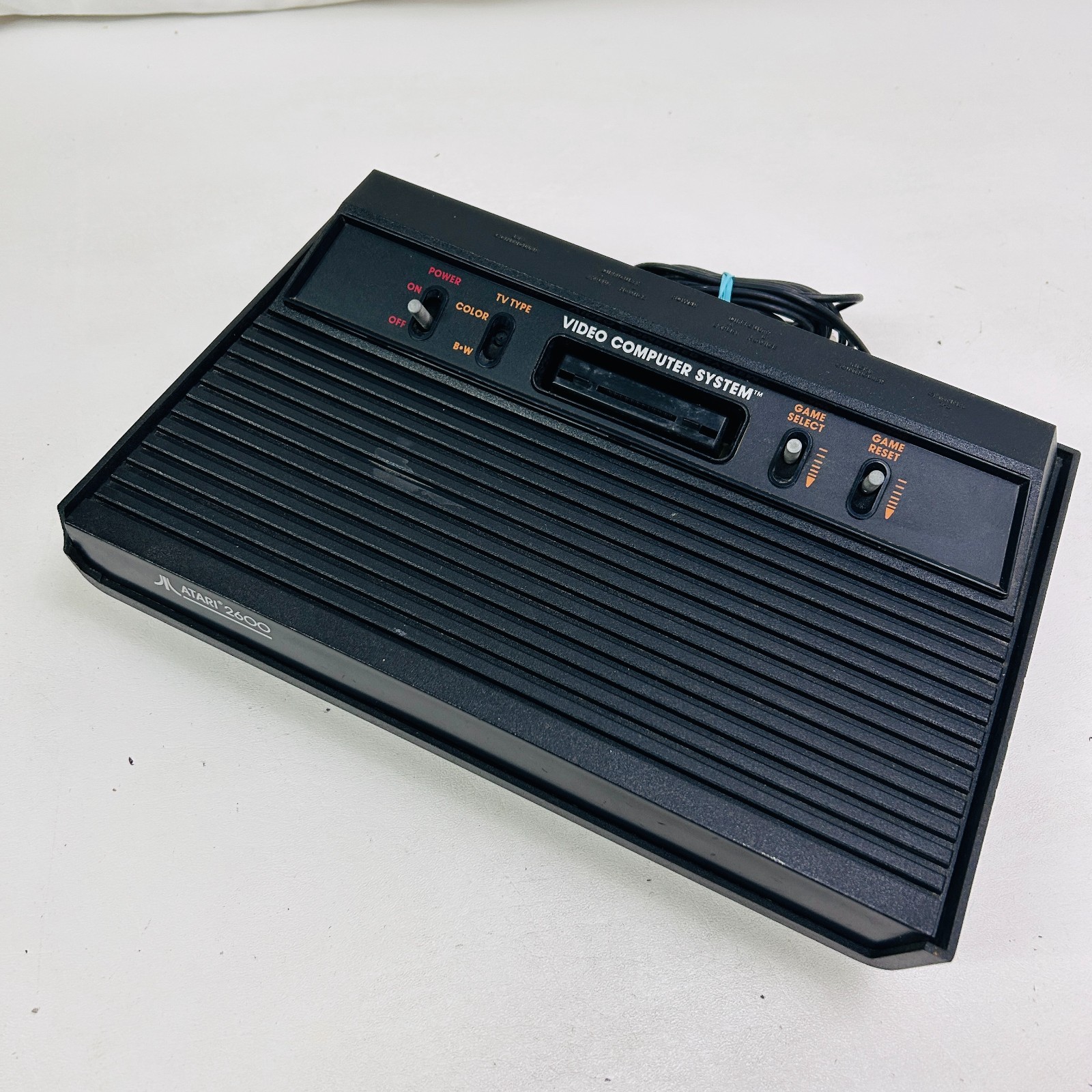 Atari 2600 Darth Vader Black Game Console OEM Controller Cords Untested Parts