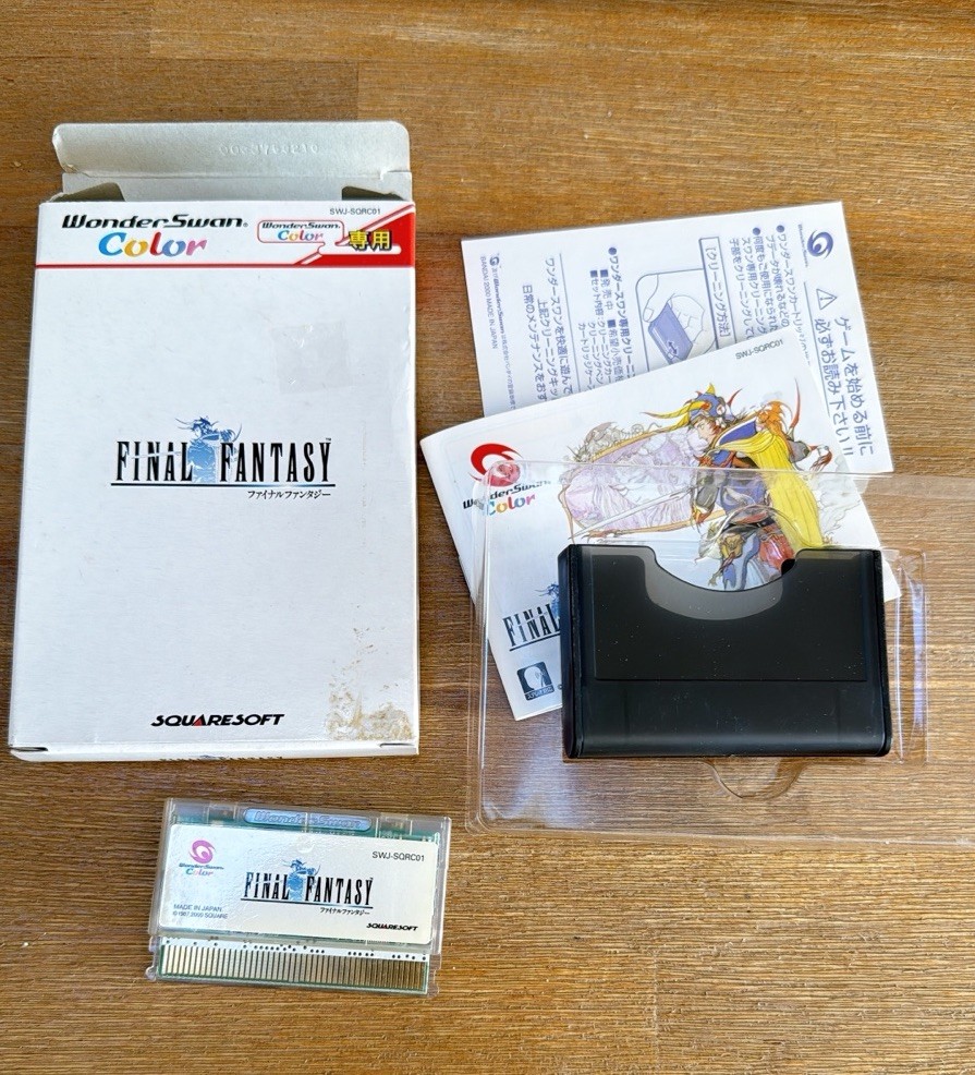 Bandai Wonderswan & Wonderswan Color CIB With Games set